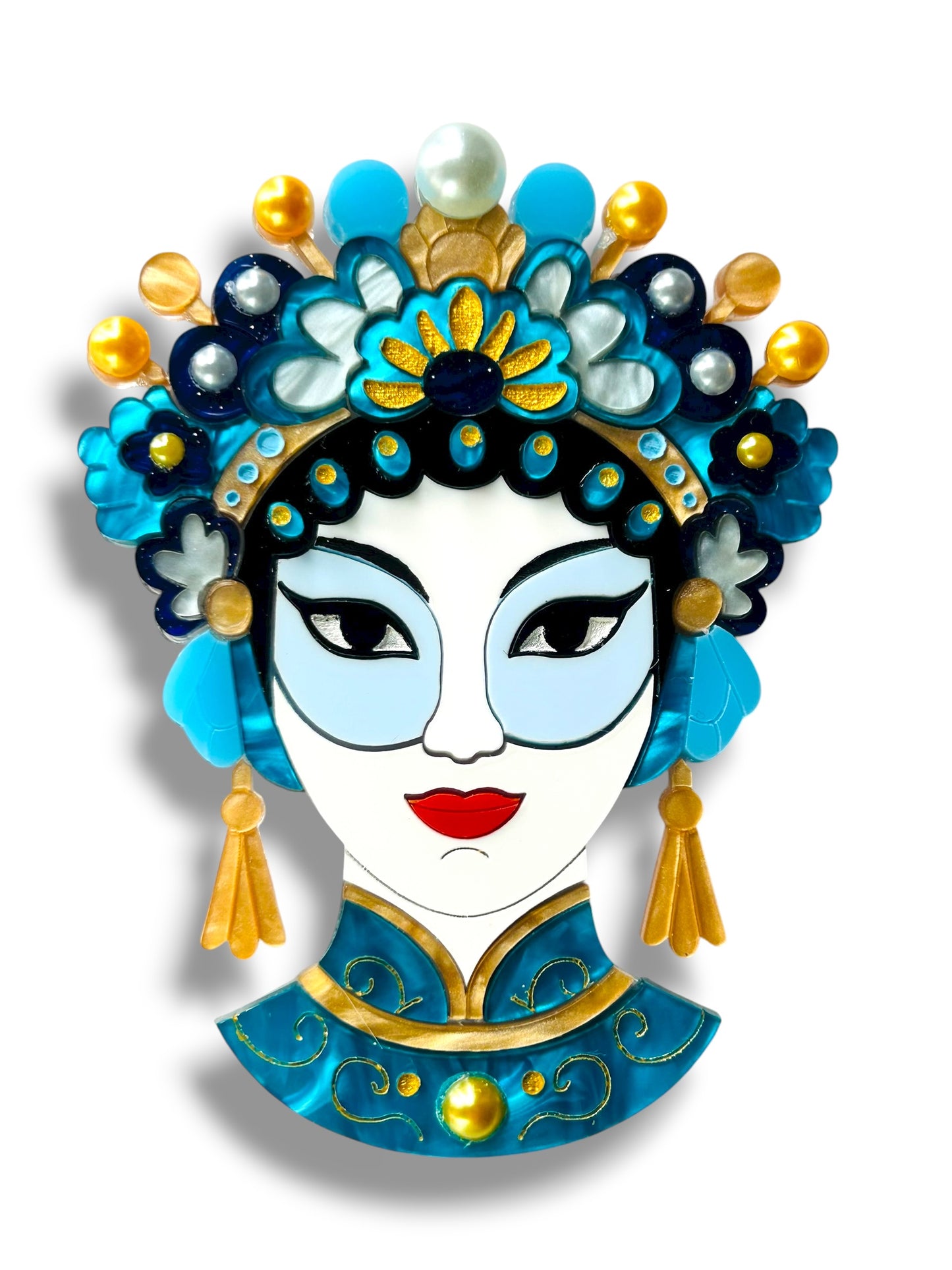 Echo Of The East - Spilla Maschera Donna Teatro Blu