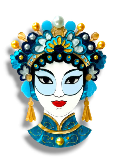 Echo Of The East - Spilla Maschera Donna Teatro Blu