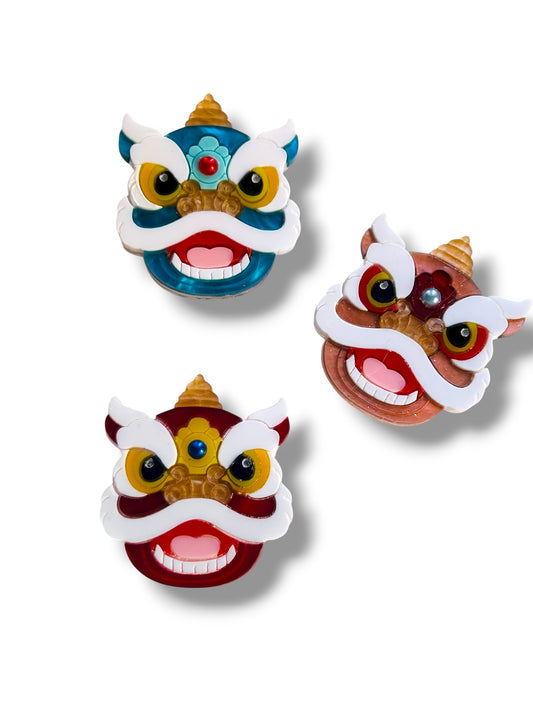 Echo Of The East - Copribottoni Testa Leone Cinese