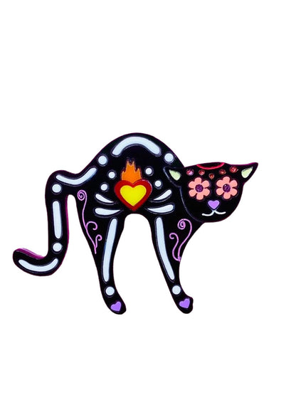 Dia De Los Muertos - Calavera Gatto (Due Versioni)