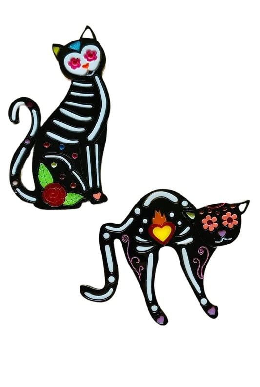 Dia De Los Muertos - Calavera Gatto (Due Versioni)