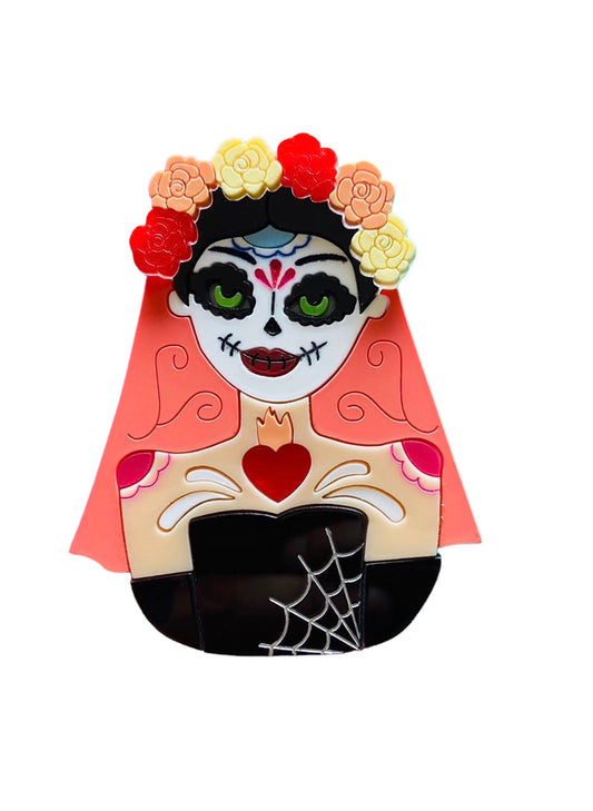 Dia De Los Muertos - Cocottes Calavera con Velo