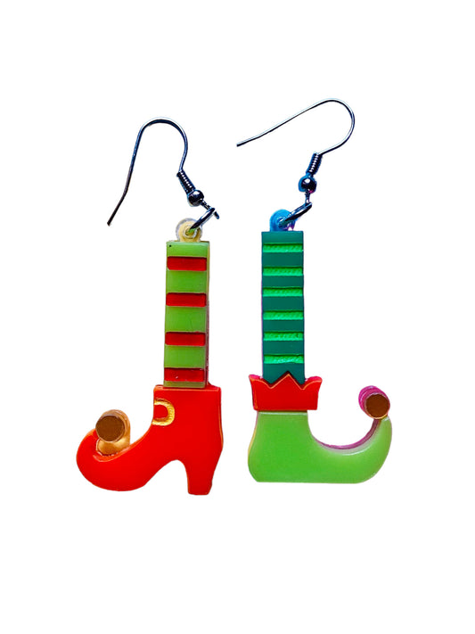 Winter Wonderland - Orecchini Scarpette Elfo