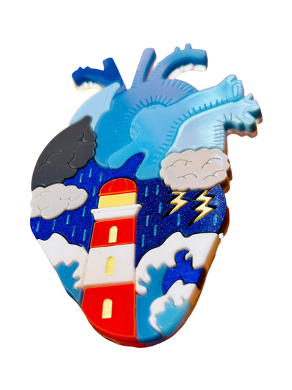 Cuori Anatomici - Cuore in Tempesta
