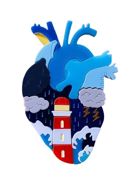 Cuori Anatomici - Cuore in Tempesta